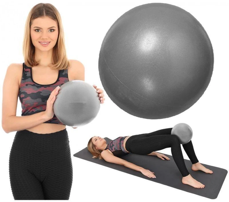 FITNESO IR PILATESO KAMUOLYS 23CM – ANTRACITO SPALVOS BEST SPORTING 101022