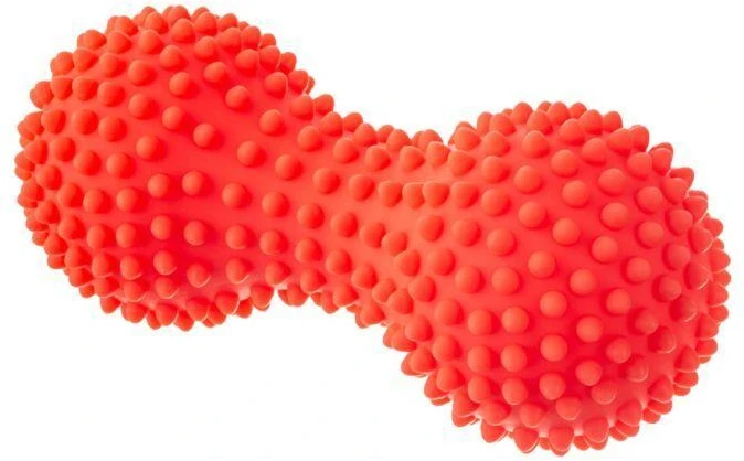 AM Tullo Fizioterapinis dygiuotas volelis masažui ir reabilitacijai Tullo duoball 15.5 cm raudonas REF864