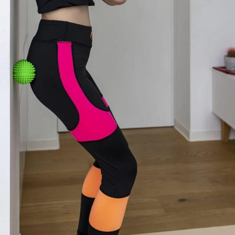 AM Tullo Fizioterapinis dygiuotas volelis masažui ir reabilitacijai Tullo duoball 15.5 cm raudonas REF864
