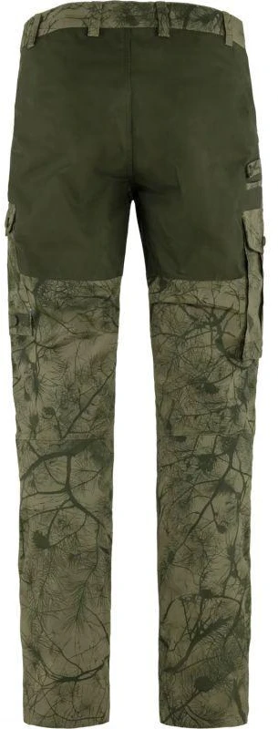 Fjällräven Barents Pro Hydratic kelnės vyrams, žalios su kamufliažu - Gili miško spalva (F90228-626-662)