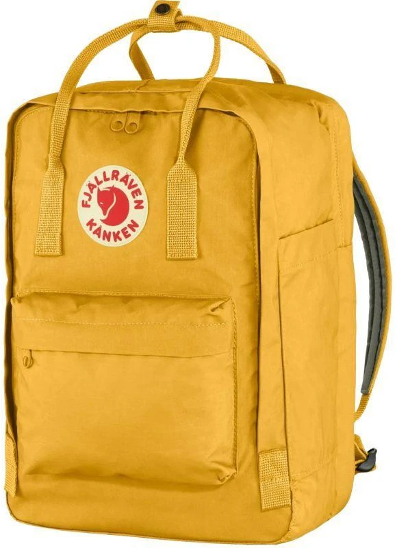 Carruzzo Fjällräven Kanken Nešiojamas kompiuteris 15″ kuprinė Kasdienė kuprinė Ochra Poliamidas, Polipropilenas (PP), Vinilonas