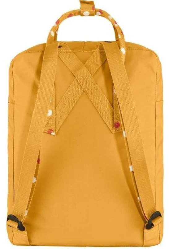 Fjallraven Kanken miesto kuprinė - ochros/konfeti raštas
