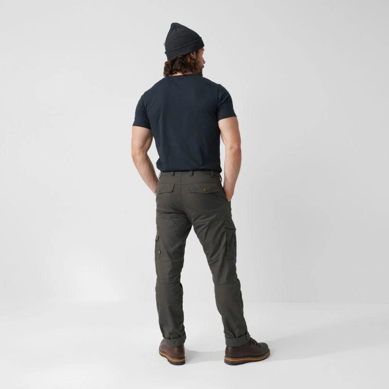 Fjällräven Karl Pro Kelnės Vyriškos Tamsiai Pilkos Lauko Turistinės Kelnės (F82511-030)