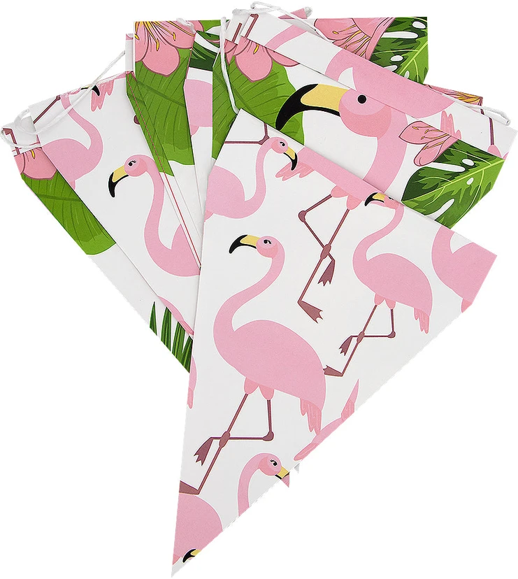 Flamingo vėliavėlė – Šventės dekoracija