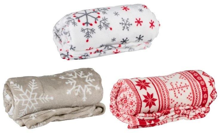 Articasa Arti Casa - Flannel Christmas Blanket 150x200 cm Raudona