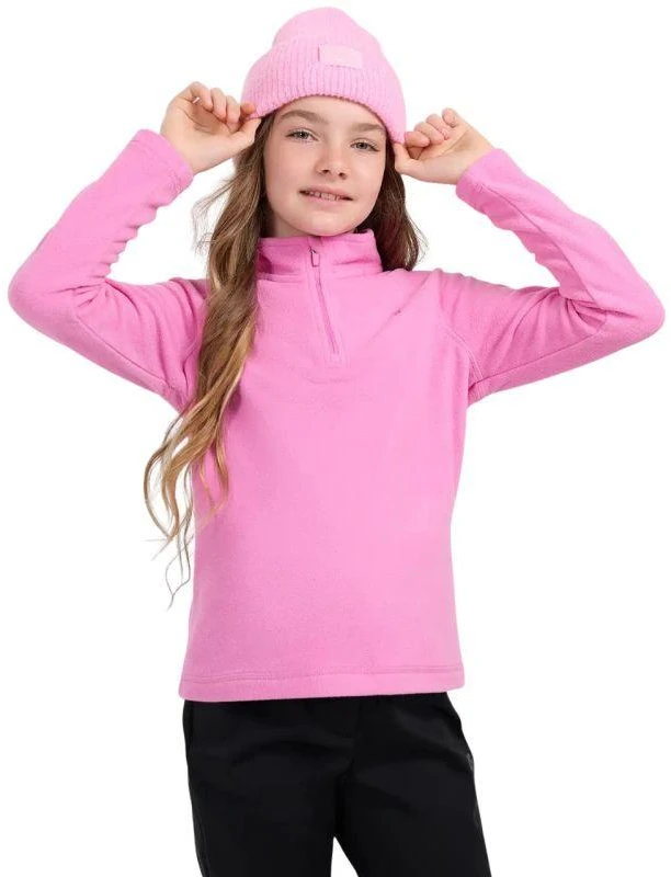 Fleece bliuzonas mergaitėms 4F F060 fuksijų 4FJWAW25UFLEF060 55S