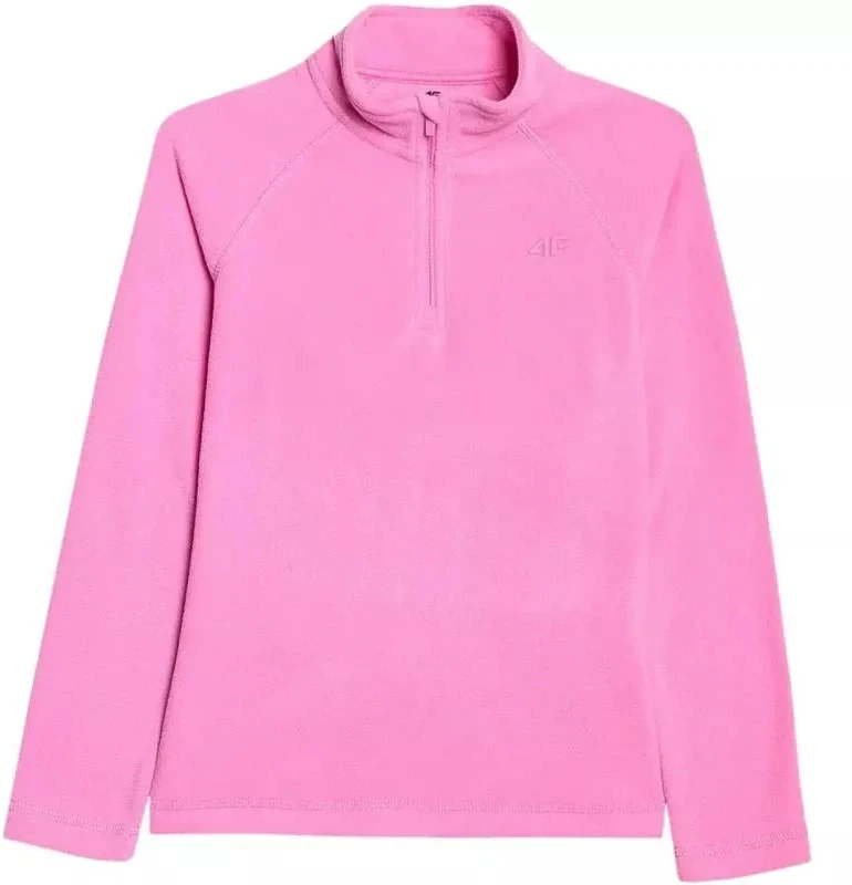 Fleece bliuzonas mergaitėms 4F F060 fuksijų 4FJWAW25UFLEF060 55S