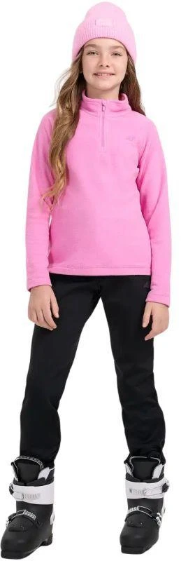 Fleece bliuzonas mergaitėms 4F F060 fuksijų 4FJWAW25UFLEF060 55S