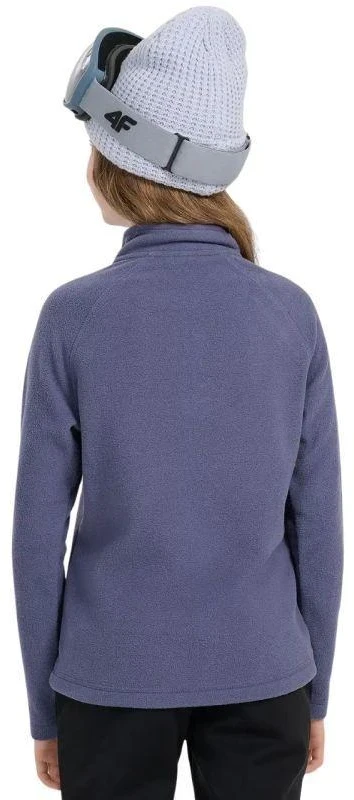Fleece bliuzonas mergaitėms 4F F060 tamsiai mėlyna 4FJWAW25UFLEF060 31S