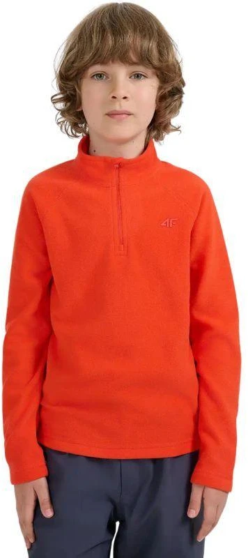 Fleece džemperis berniukui 4F M058 raudonas 4FJWAW25UFLEM058 62S