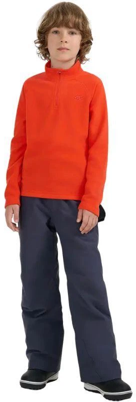 Fleece džemperis berniukui 4F M058 raudonas 4FJWAW25UFLEM058 62S