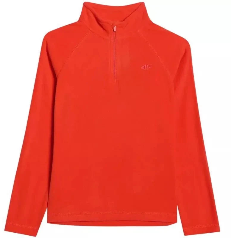 Fleece džemperis berniukui 4F M058 raudonas 4FJWAW25UFLEM058 62S