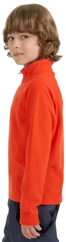 Fleece džemperis berniukui 4F M058 raudonas 4FJWAW25UFLEM058 62S