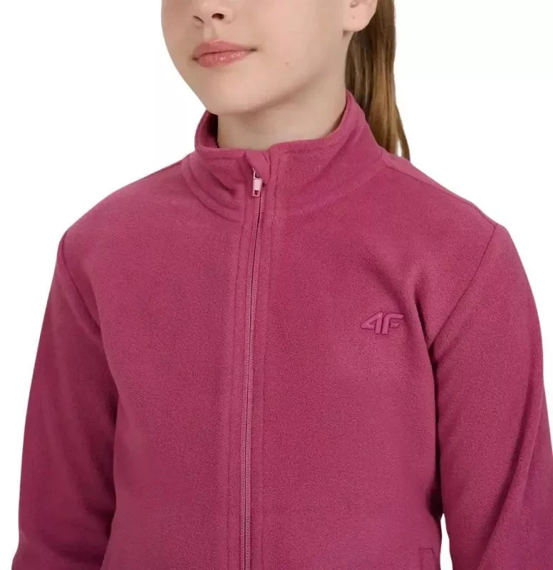 Fleece mergaitėms 4F F346 tamsiai violetinė 4FJWAW25TFLEF346 50S