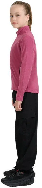 Fleece mergaitėms 4F F346 tamsiai violetinė 4FJWAW25TFLEF346 50S