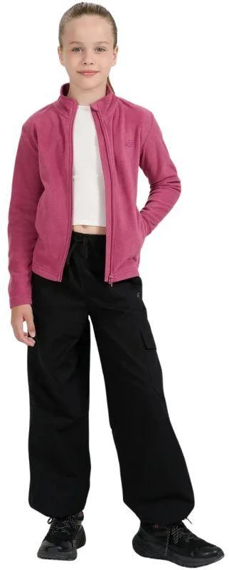 Fleece mergaitėms 4F F346 tamsiai violetinė 4FJWAW25TFLEF346 50S