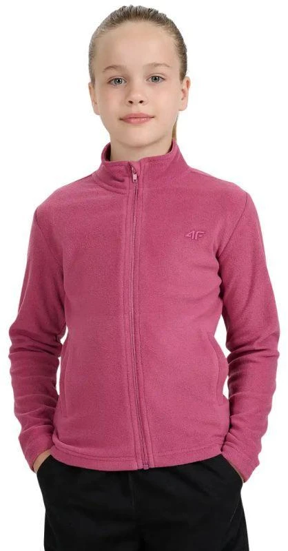 Fleece mergaitėms 4F F346 tamsiai violetinė 4FJWAW25TFLEF346 50S