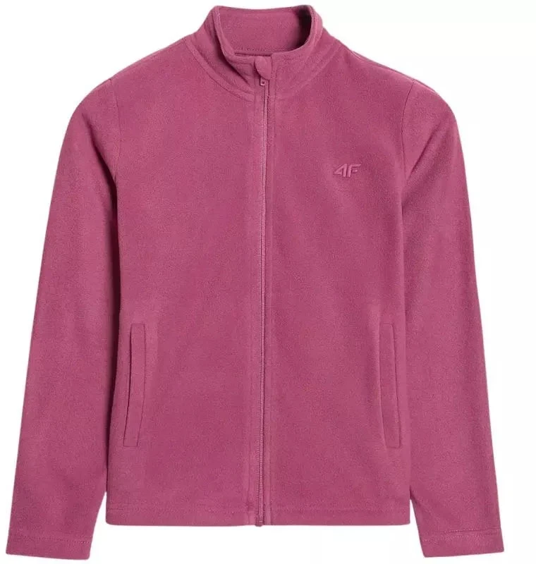 Fleece mergaitėms 4F F346 tamsiai violetinė 4FJWAW25TFLEF346 50S