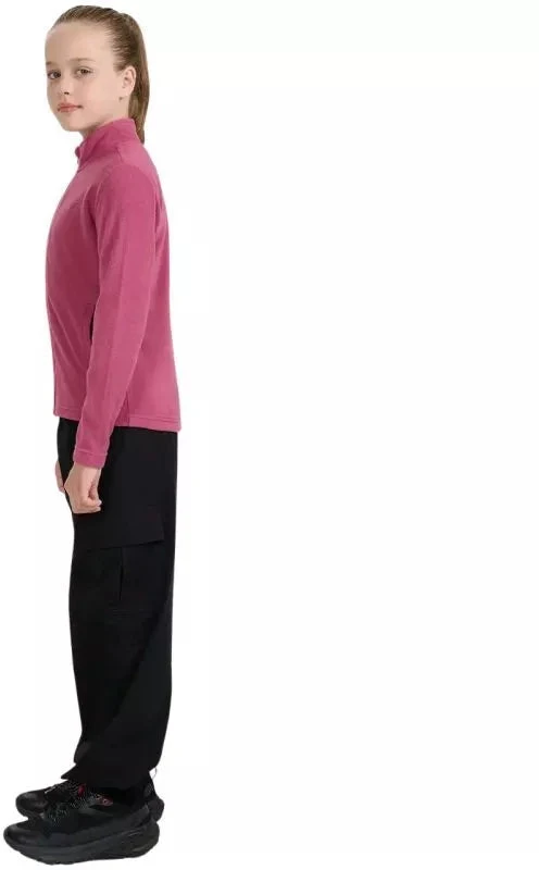 Fleece mergaitėms 4F F346 tamsiai violetinė 4FJWAW25TFLEF346 50S