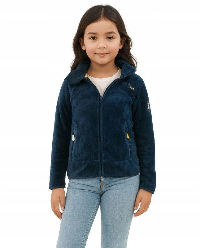 Fleece mergaitėms GEOGRAPHICAL NORWAY UPALINE COLOR BS GIRL 007 MARINE (WR756E/GN-NAVY)