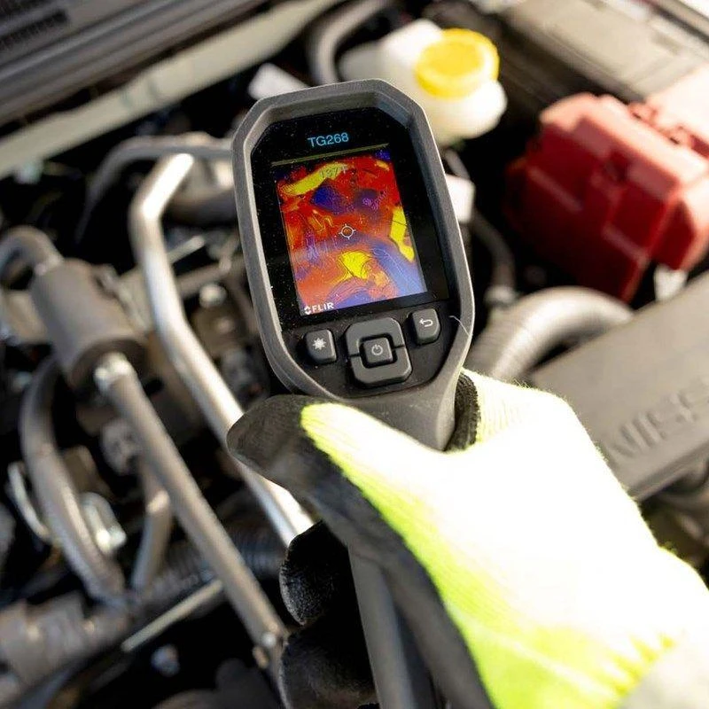 FLIR TG268 Infrarot-Thermometer -25 bis+400°C Juodas Built-in display LCD 320 x 240 pikselių
