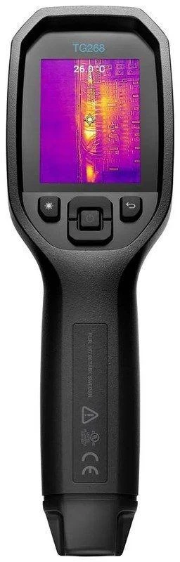 FLIR TG268 Infrarot-Thermometer -25 bis+400°C Juodas Built-in display LCD 320 x 240 pikselių