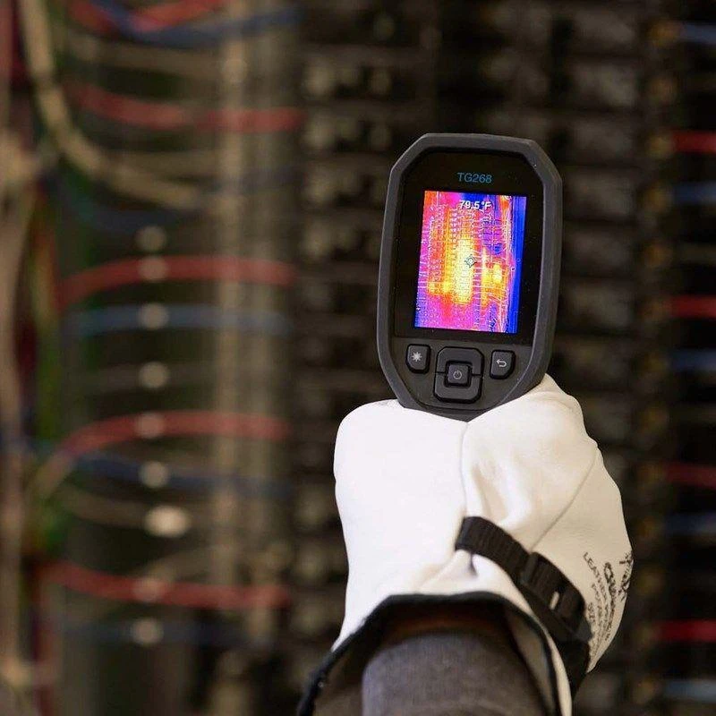 FLIR TG268 Infrarot-Thermometer -25 bis+400°C Juodas Built-in display LCD 320 x 240 pikselių