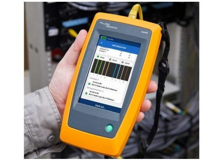 Fluke Networks Fluke LIQ-KIT Tinklo kabelių ir PoE testeris Pilka, Geltona