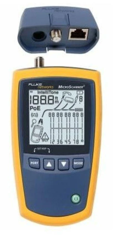Fluke Networks Fluke MicroScanner2 mėlynos, geltonos spalvos