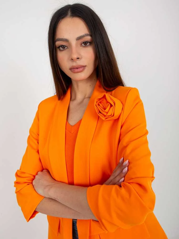 Fluo oranžinis švarkelis