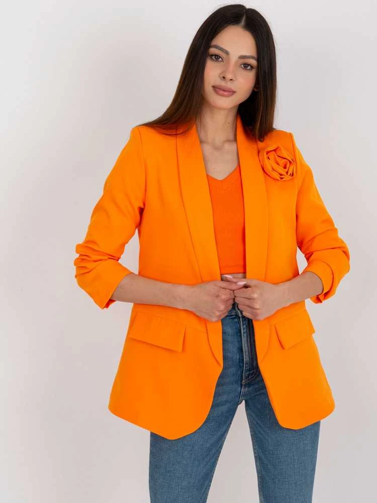 Fluo oranžinis švarkelis