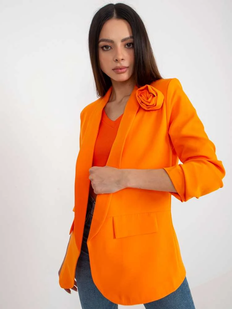 Fluo oranžinis švarkelis