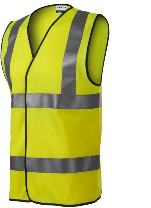Fluorescencinė atšvaitinė liemenė Rimeck HV Bright, geltona