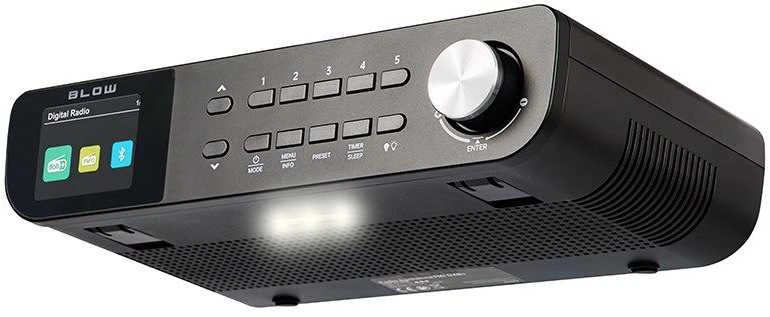 FM/DAB+ BLOW RK1 virtuvės radijas juodas
