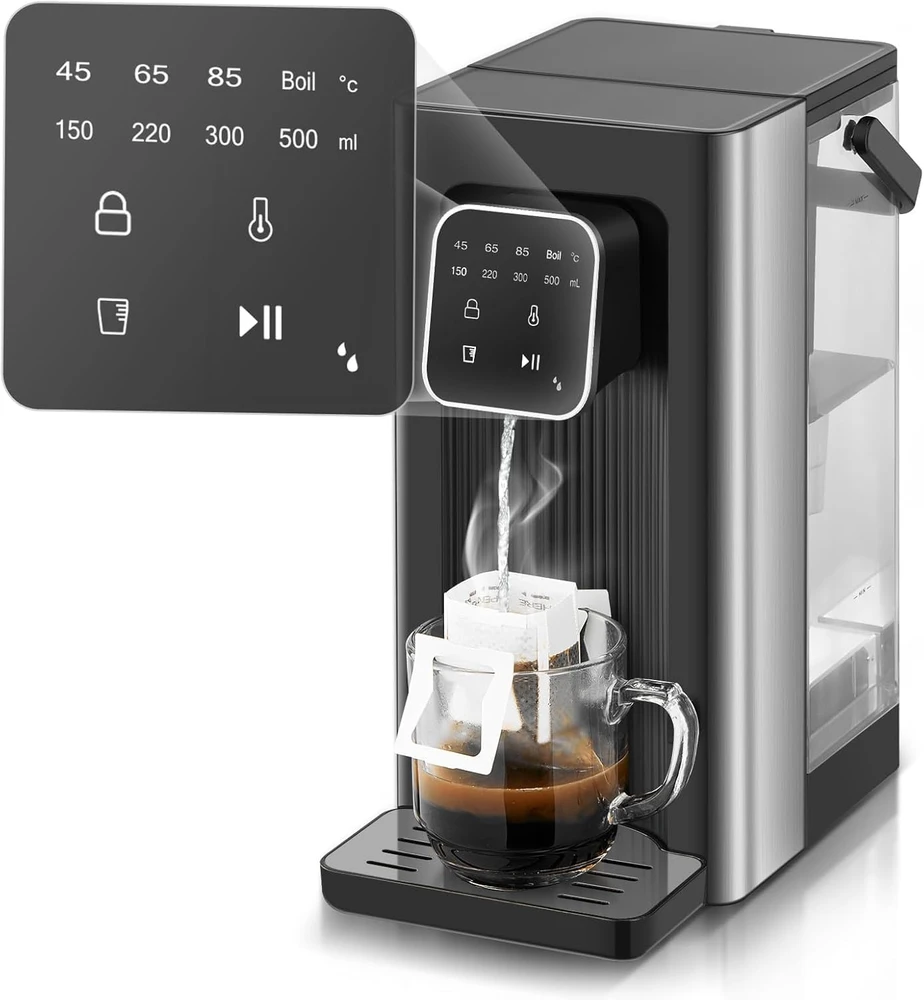 FOHERE karšto vandens dozatorius 2,5 l, 2600 W, 4 temperatūros lygiai, 1002B