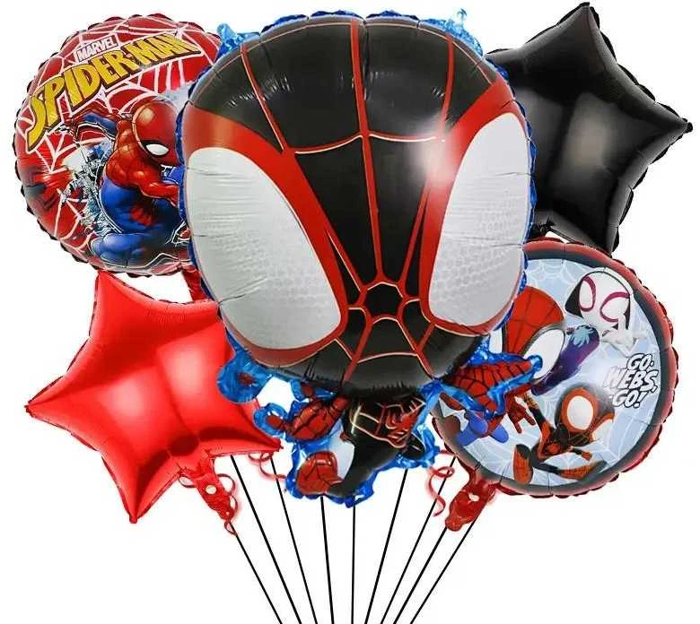 Folinių Balionų Rinkinys Žmogus Voras 5 vnt Spider Man ( AYD230510-12 )