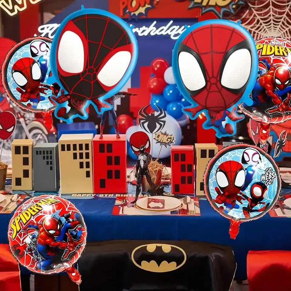 Folinių Balionų Rinkinys Žmogus Voras 5 vnt Spider Man ( AYD230510-4 )