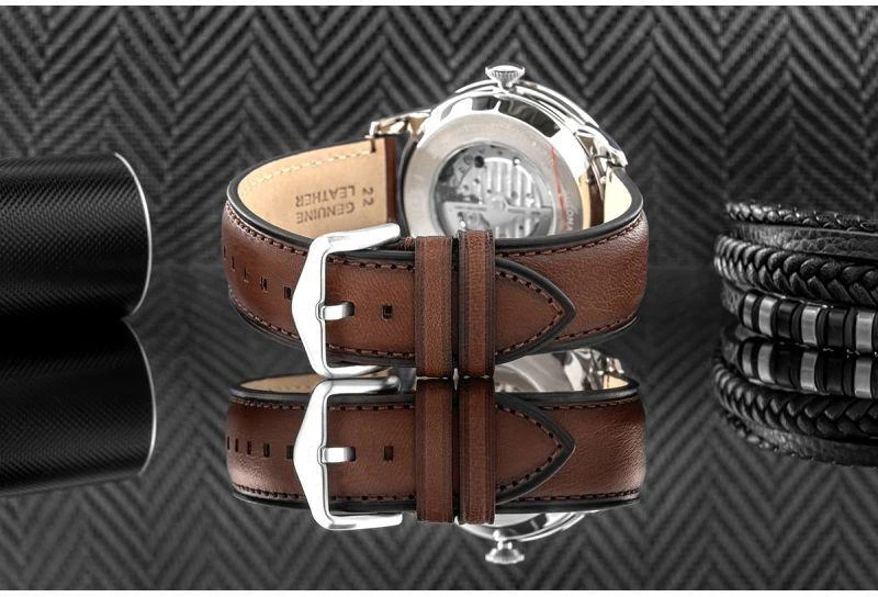 FOSSIL Townsman Automatinis ME3266 Vyriškas Laikrodis + DĖŽUTĖ