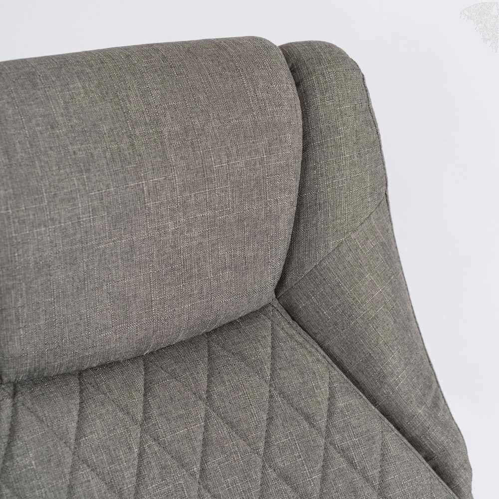 Comfort pasukama masažinė biuro kėdė su šildymo funkcija, smėlio spalvos, eko oda, moderni