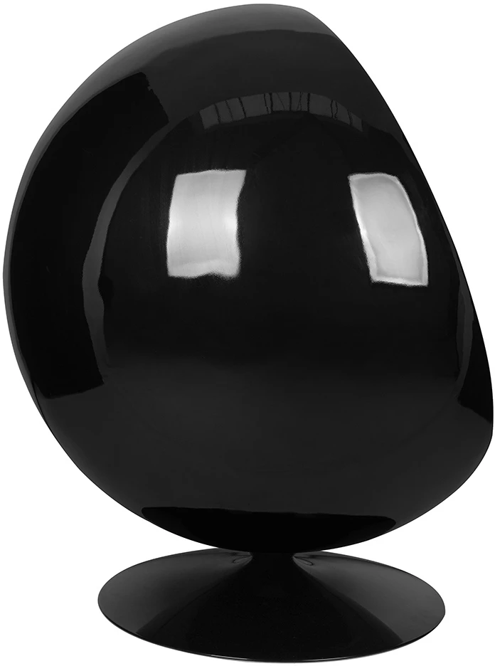 Fotelis BALL, juodas