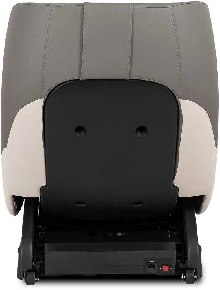 Mebel Elite Masažinis fotelis VX MAX, pilkas, aptrauktas ekologiška oda