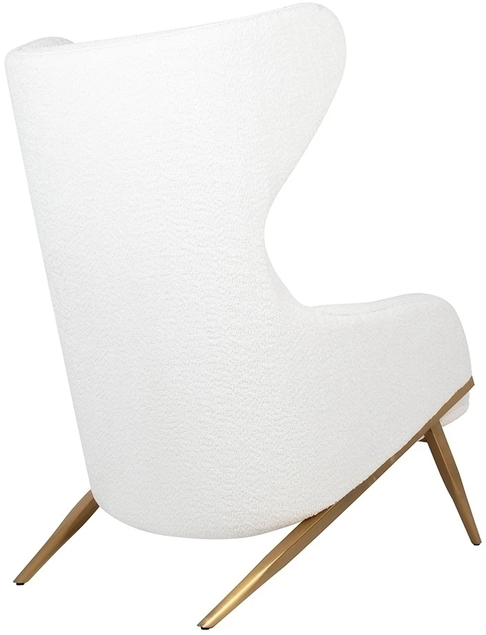 Fotelis HAMPTON TEDDY, baltas