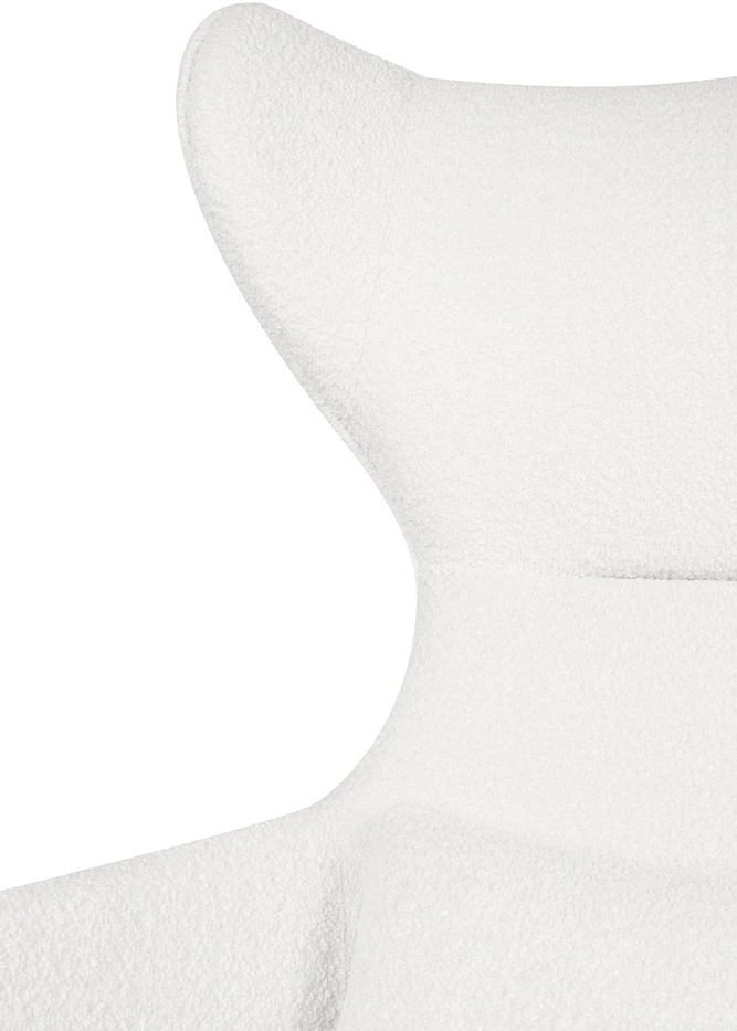 Fotelis HAMPTON TEDDY, baltas