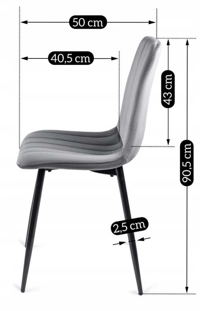 Fotelis Mebel Elite Ibis Pilka Aksominė Kėdė – Jūsų Komforto ir Stiliaus Sprendimas