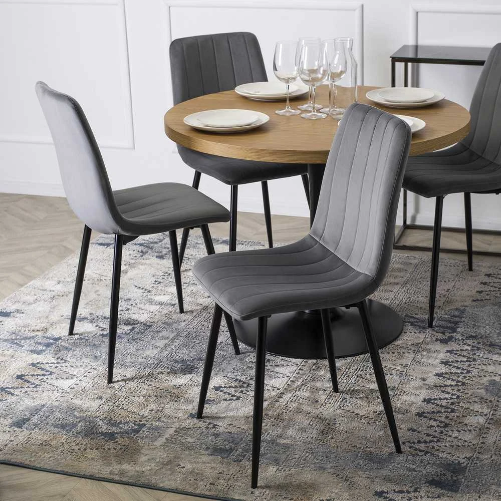 Fotelis Mebel Elite Ibis Pilka Aksominė Kėdė – Jūsų Komforto ir Stiliaus Sprendimas