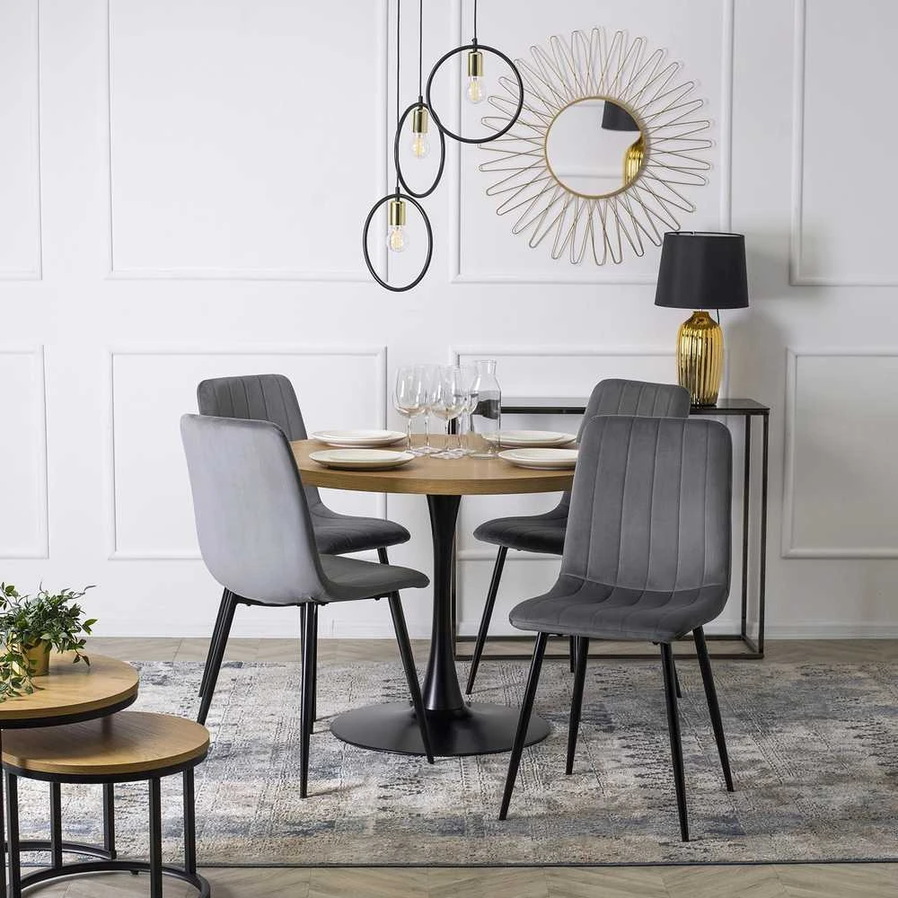 Fotelis Mebel Elite Ibis Pilka Aksominė Kėdė – Jūsų Komforto ir Stiliaus Sprendimas