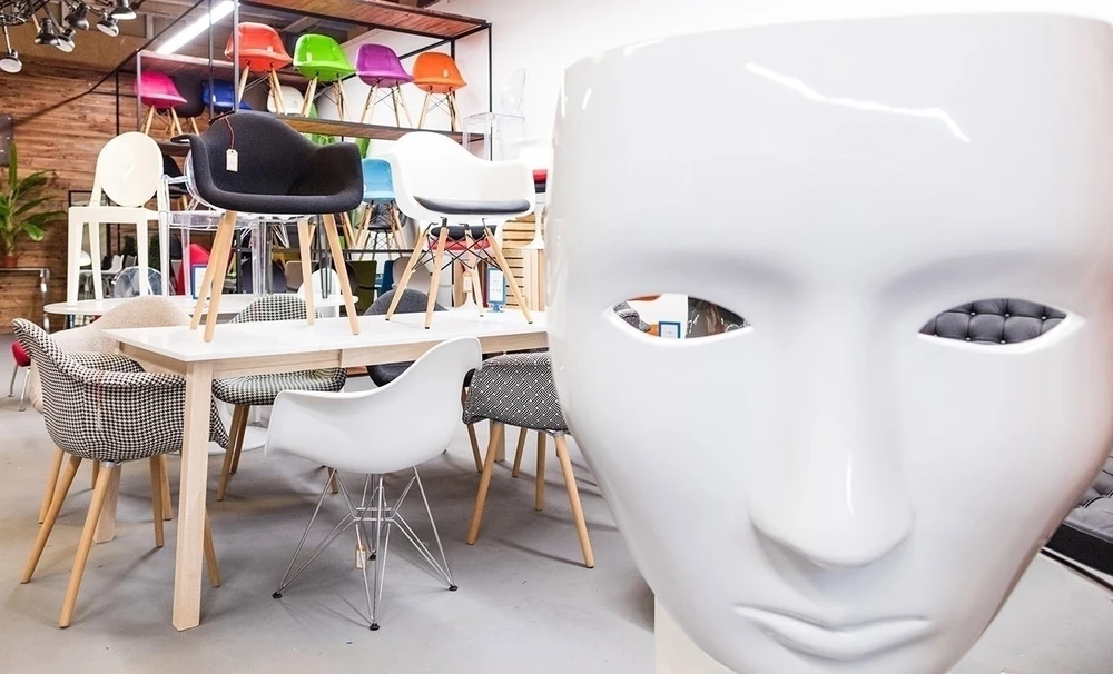 Fotelis NEMO FACE CHAIR, baltas, plastikinis