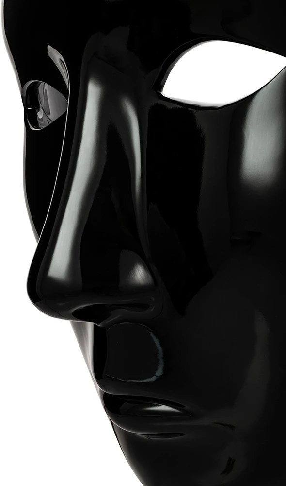 Fotelis NEMO FACE CHAIR, juodas, plastikinis