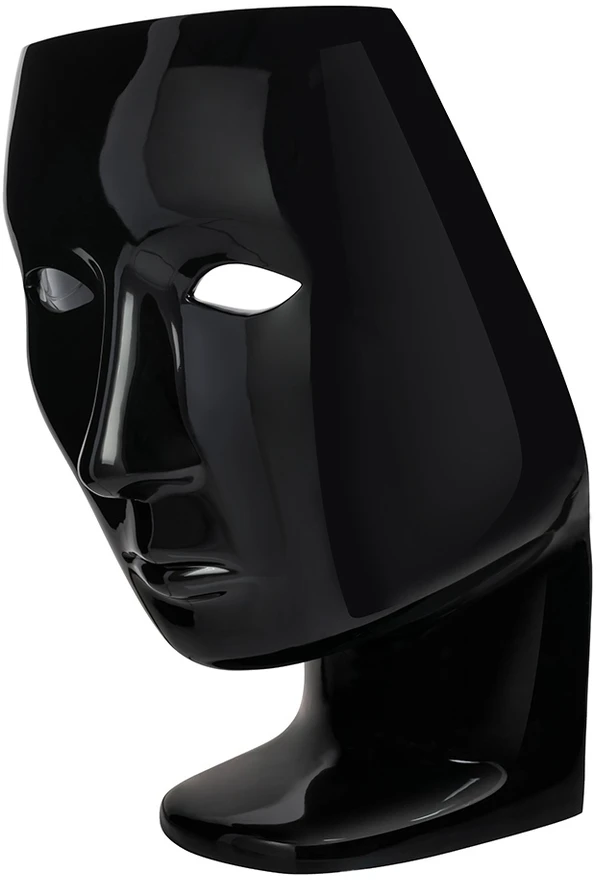 Fotelis NEMO FACE CHAIR, juodas, plastikinis