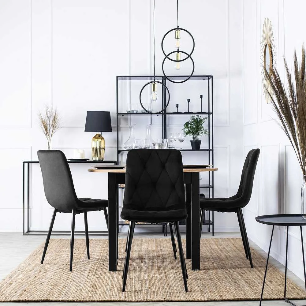 ROBIN Pilka Aksominė Kėdė – Komfortas ir Elegancija Jūsų Erdvėje